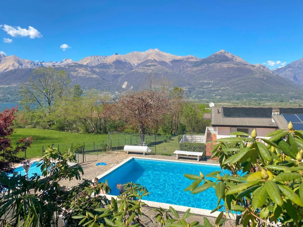 Bellavista A Garten Appartement Mit Pool Colico Kültér fotó